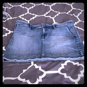 Mini Jean Skirt
